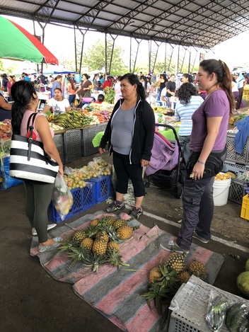 At the Saturday market in Puerto Ayora