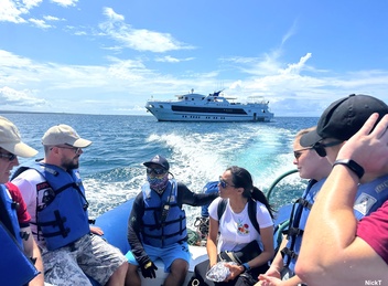 Returning from a liveaboard trip